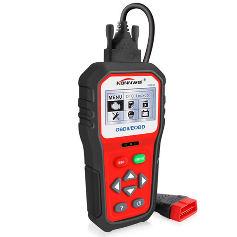 KONNWEI KW818 EOBD/OBDII outils de diagnostic automatique pour voiture Scanner pour lecteur de codes CAN (seulement pour voiture à essence 12V), KW818