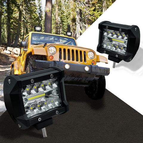 Lampada LED a Striscia 4 Pollici 15W 1500LM per Veicoli Fuoristrada e