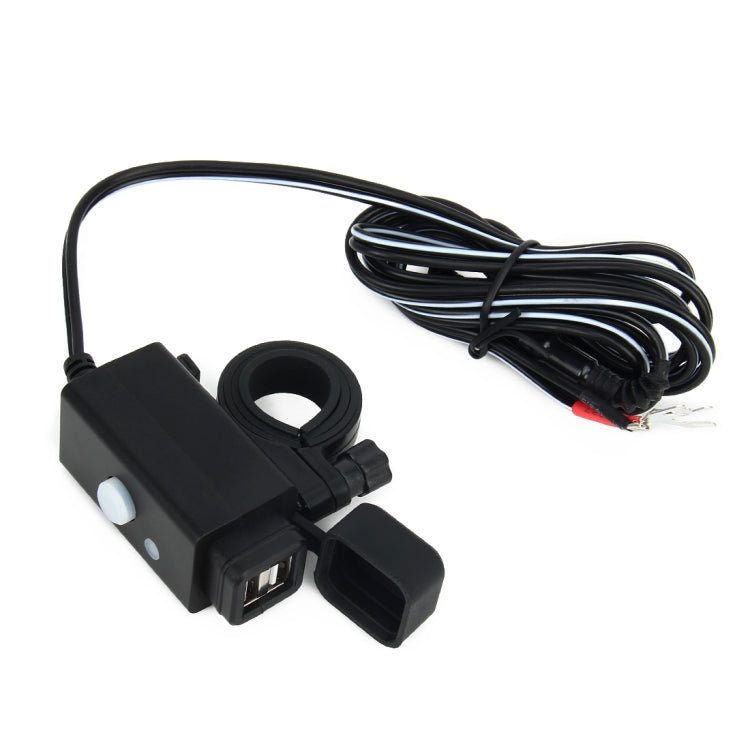Dual USB Motorcycle Charger for Phones and Tablets