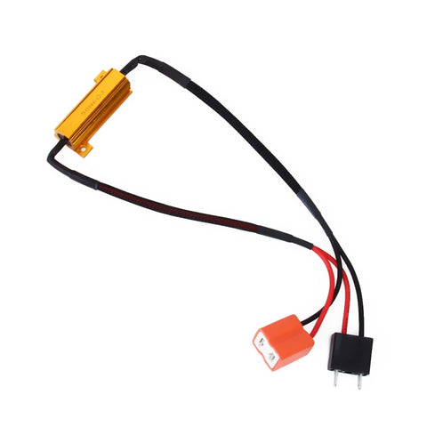 Cavo decodificatore per cancellazione errori Canbus per auto con resistenza di carico H7 50W 6 Ohm, H7