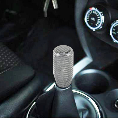Pomello del cambio per auto universale Pomello del cambio per auto modificato Pomello della leva del cambio della trasmissione automatica Manopole del cambio in piombo in carbonio, Car Gear Shift Knob 1