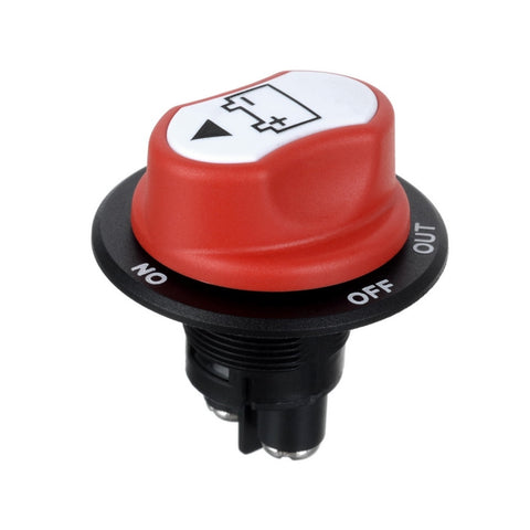 Jtron Interruttore On/Off per Batteria per Auto Interruttore Principale per Batteria per Auto MAX DC 50V 50A CONT 75A INT Utilisation pour Auto/Fuoristrada/Camion, DC 50V 50A