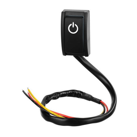 Jtron Auto FAI DA TE Interruttore Tipo di Pasta Interruttore a Pulsante Tipo di Pasta Interruttore a Pulsante Bifacciale avec Nastro Adesivo OFF/ON DC 12V/200mA, Bouton 4