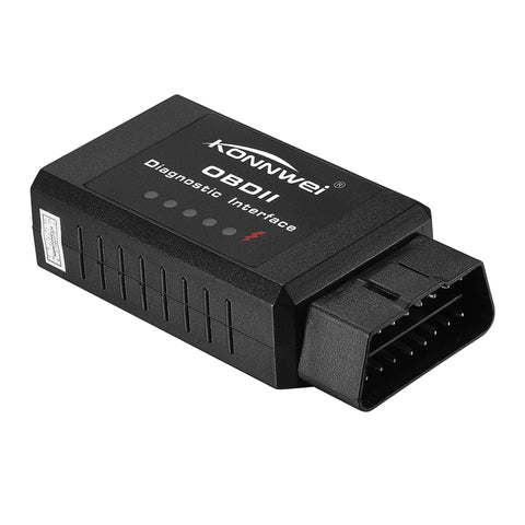 KONNWEI KW910 Téléphone Android dédié OBDII Outils de diagnostic automatique pour voiture Adaptateur pour scanner automatique Outil de numérisation Support 6 protocoles (Vous ne pouvez utiliser qu'une voiture avec une essence 12V), KW910