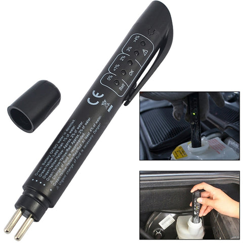 Tester del liquido dei freni Strumento diagnostico per auto 5 LED Strumenti di test del liquido dei freni, 5 LEDs Diagnostic Tool