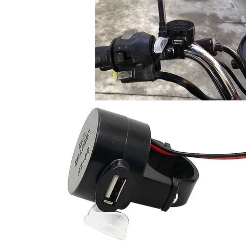 Caricabatterie universale per telefono USB per moto Caricatore rapido con uscita 5V 2A