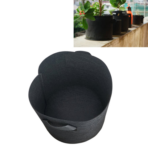 Contenitore per vaso in tessuto non tessuto addensato per coltivazione di piante da 3 galloni con manico, 3 Gallon