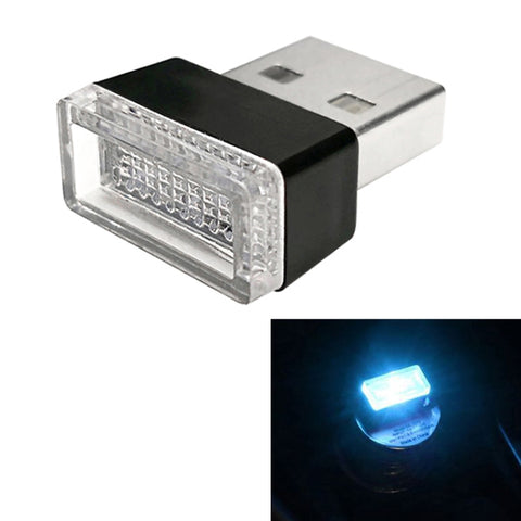 Lampada decorativa per illuminazione di emergenza a LED USB per auto universale per PC, Ice Blue, Blue Light, Pink Light, Green Light, Red Light, White Light, Yellow Light