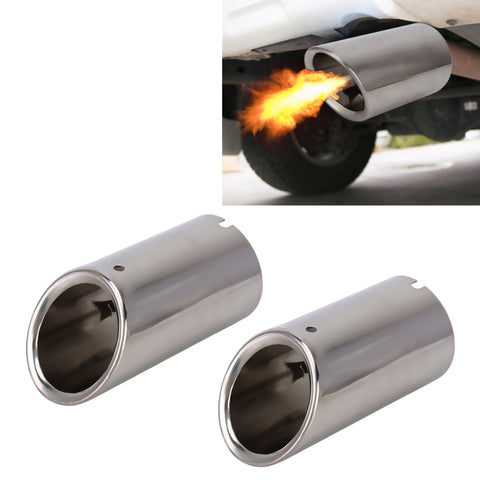 2 pezzi di tubo di punta del silenziatore di scarico in acciaio inossidabile per styling auto per VW Volkswagen 1.4T volume spazzato, 1.4T - Novalix Store