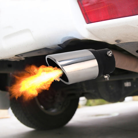 Tuyau de pointe du silencieux d'échappement qui s'imprime en acciaio inossidabile pour le style automobile universel avec réseau
