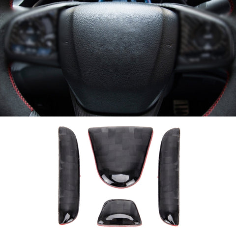 Adesivo per decalcomanie con logo H per volante 4 in 1 per Honda Civic 10a generazione, H Logo Trim