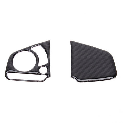 Adhésif pour l'intérieur du volant en fibre de carbone 2 en 1 pour Honda Civic 10e génération (générale), garniture de bouton