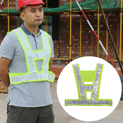 Gilet Riflettente Fluorescente per Sicurezza Stradale e Scuola Guida
