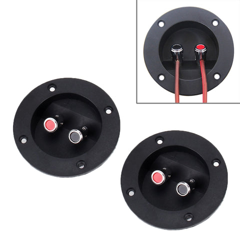 2 pezzi fai da te per casa auto altoparlante a 2 vie scatola terminale tazza subwoofer tappi per collegamento stereo, Car Stereo Binding Post - Novalix Store