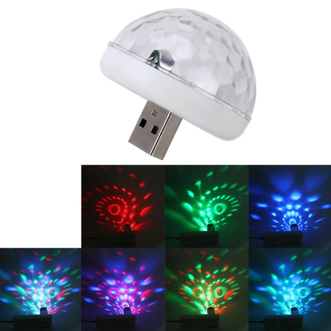 Universal PC Car Stage Party DJ USB LED Atmosfera Luci Colorate RGB Illuminazione Mini lampada decorativa, Car Atmosphere Lights