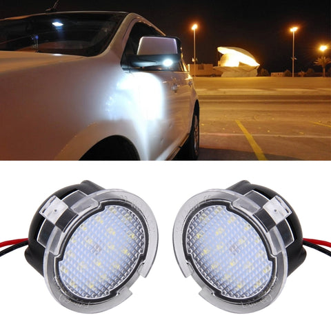2 PZ DC 12V 2W 6000K 120LM 18-LED Specchietto retrovisore laterale Lampada per luci per Ford 2013-2017 Explorer/2015-2017 Taurus/2015-2017 Edge/2015-2017 Mondeo, For Ford 2013-2017 Explorer - Novalix Store
