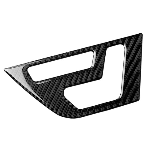Autocollant décoratif pour panneau de réglage du siège avec guide en fibre de carbone pour voiture à 2 personnes pour Mercedes-Benz W204 2007-2013, réglage du siège de conduite à droite