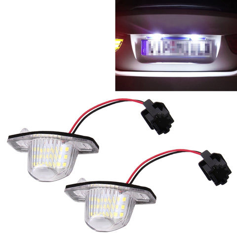 2 Lampadine LED 12V 2W 120LM 6000K per Luce Targa Honda JAZZ,