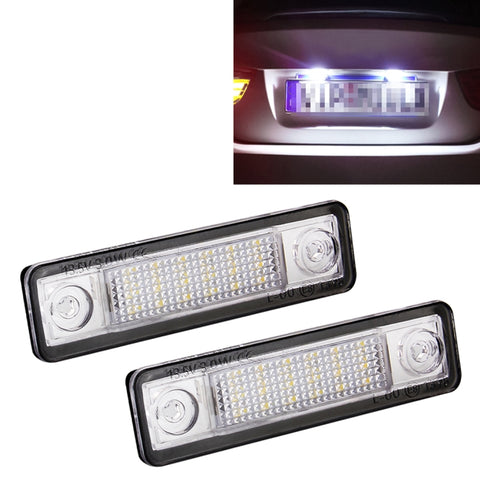 Lampadine LED Targa 12V 2W 120LM 6000K - 2 Pezzi per Opel Astra F, G,