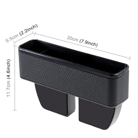 Scatola portaoggetti laterale con spazio per sedile laterale, console multifonctionnelle pour auto universelle, sans Pad