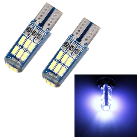 2 PZ T10/W5W/194/168/501 1,3 W 9 LED SMD 4014 80 LM 7500 K Lampada da lettura per auto Luce d'ingombro, DC 12 V (luce bianca fredda), 2 PCS 1.3W 9 LEDs - Novalix Store