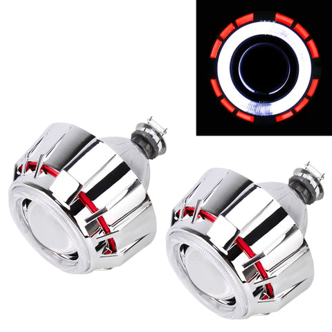 IPHCAR G262 H1 Faro con lente per proiettore Bi-Xenon da 3,0 pollici 12V con squisita decorazione degli occhi ad angolo per la guida a destra, For Right Driving