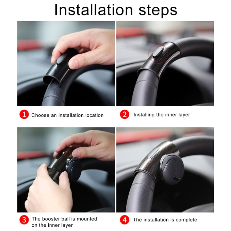 3R-2151 Car Auto Universal Steering Wheel Spinner Knob Auxiliary Booster Aid Control Handle Car Steering Wheel Booster Wheel Strengthener Auto Spinner K...