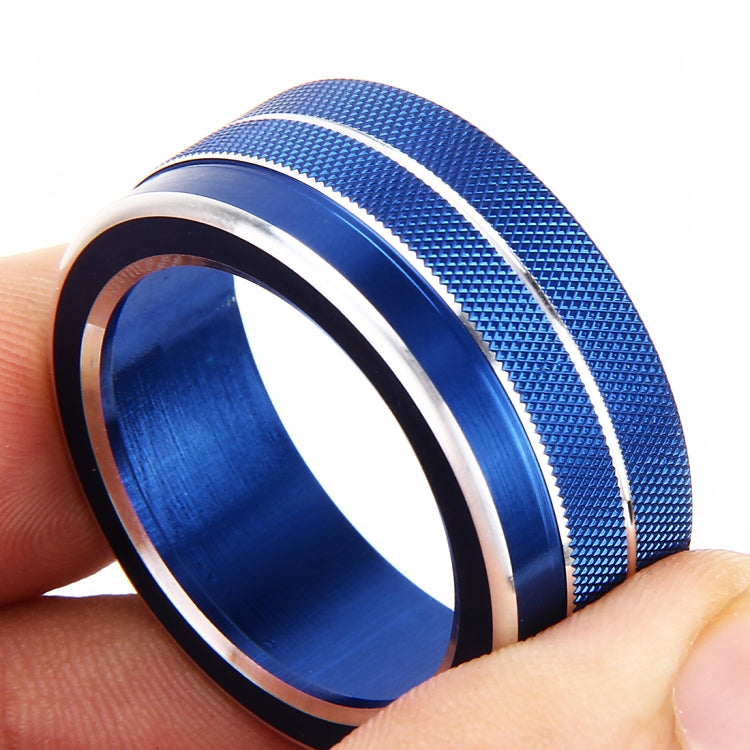 3 PCS Car Aluminum Alloy Air Conditioner Knob Case for Honda Tenth Generation Accord, For Honda Tenth Generation Accord(Blue)                           ...