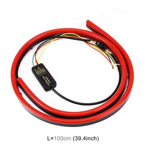 Luce freno per auto in posizione alta da 10 W, lunghezza cavo DC 12 V: 100 cm (luce rossa), Cable Length: 100cm