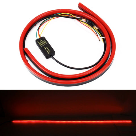 Luce freno per auto in posizione alta da 10 W, lunghezza cavo DC 12 V: 100 cm (luce rossa), Cable Length: 100cm