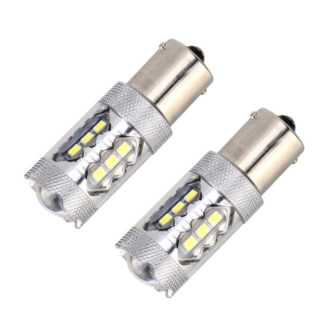 2 PZ 1156 / BA15S 5W 250LM 6000K Luci di retromarcia per auto per auto Luci di retromarcia 16 LED Lampade SMD-2835, DC 12V, 1156 / BA15S 5W - Novalix Store