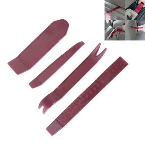 4 pezzi pannello clip per portiera auto, cruscotto audio video, kit di smontaggio strumento di leva per installazione, 4 PCS - Novalix Store
