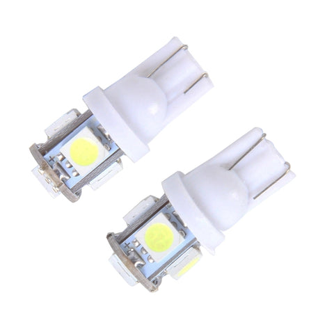 Lampada Auto T10 10PCS 3W 5500K SMD 5050 5 LED DC 12V