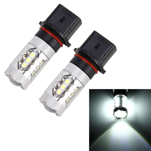 2 fendinebbia per auto P13W DC 12V 5W 250LM con 16 lampadine LED SMD-2835 (luce bianca), P13W - Novalix Store