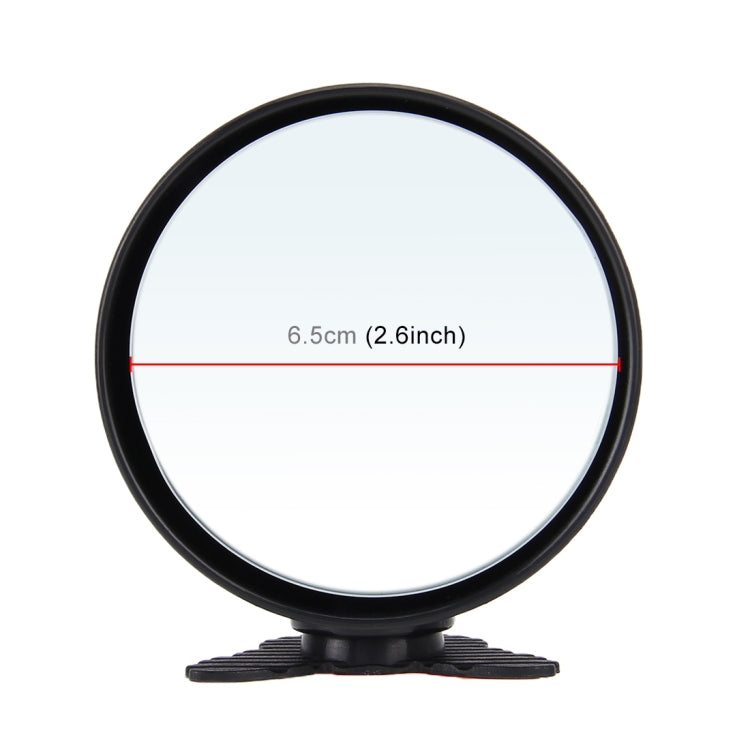 3R-044 Auxiliary Rear View Mirror Car Adjustable Blind Spot Mirror Wide Angle Auxiliary Rear View Side Mirror, 3R-044 (Black), 3R-044 (Silver)          ...