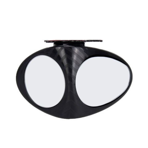 3R-046 Specchietto laterale destro per punto cieco ruotabile a 360 gradi per auto, Right Black, Right White