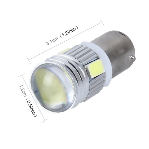 2 PZ BA9S 3W 250 LM 5500K Lampada per luci di ingombro per auto con 6 lampade LED SMD-5630, DC 12V, 3W 250 LM 5500K - Novalix Store