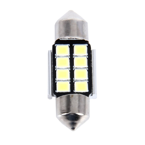 Lampada LED SMD-2835 3W 200 LM 6000K 31MM per Auto - 2 Pezzi, DC 12V,