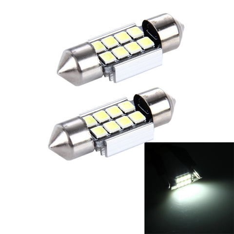 Lampada LED SMD-2835 3W 200 LM 6000K 31MM per Auto - 2 Pezzi, DC 12V,