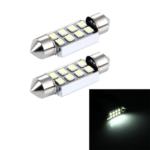 Lampada LED SMD-2835 per Auto, 2 Pezzi, 3W, 200 LM, 6000K, 36MM, DC