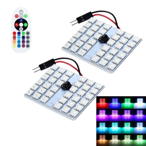 Lampada LED decorativa da soffitto con telecomando, 2 pezzi da 18W,