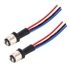 1 paio 1157 / BAY15D Base portalampada presa maschio con cavo, 1157 / BAY15D