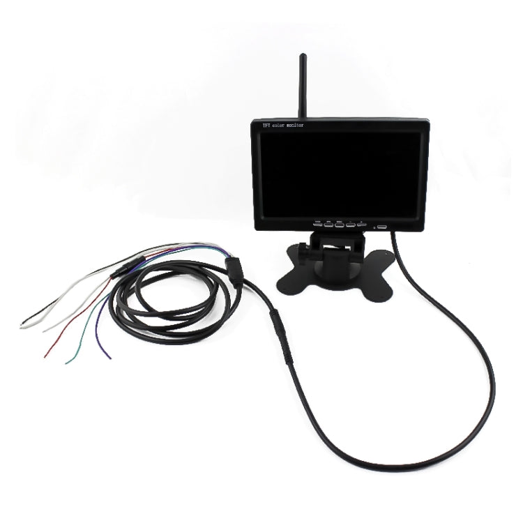 PZ607-W-D2 Audio e video digitale wireless da 7,0 pollici 2 Monitor per retromarcia separati per auto, PZ607-W-D2