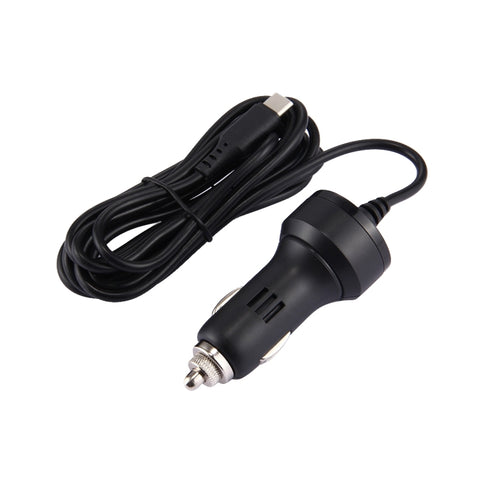 Adaptateur chargeur de voiture pour Nintendo Switch 2,4 A USB-C / Type-C pour voiture de voyage, longueur de courant : 2 m (noir), adaptateur chargeur de voiture
