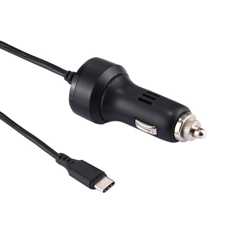 Adaptateur chargeur de voiture pour Nintendo Switch 2,4 A USB-C / Type-C pour voiture de voyage, longueur de courant : 2 m (noir), adaptateur chargeur de voiture