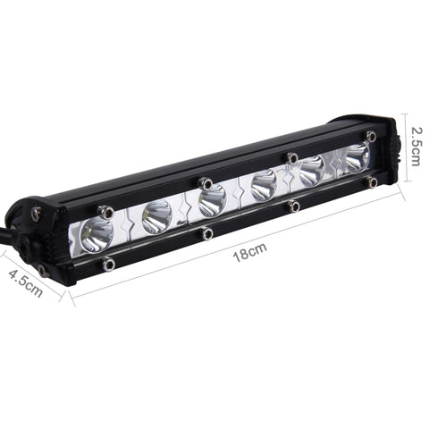 DC 10-30V 18W 2300LM 6500K Impermeabile per veicoli Auto Barche Marine Luci da lavoro esterne Luci di emergenza 30 gradi Faretto regolabile Lampadine per auto a LED con 6 luci LED CREE intense, Spot Light+18W