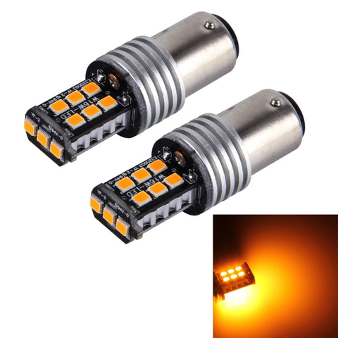 2 PZ 1157/BAY15D 3W 15 SMD-3528-LED Indicatori di direzione per auto, DC 12V, 1157/BAY15D 3W - Novalix Store