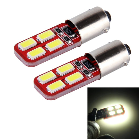 10 PZ BA9S 3W 200lm 6000K 8 LED SMD-5730 Lampada per luci di ingombro per auto, DC 12V, 3W 200lm 6000K - Novalix Store