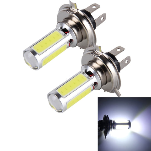 Fari Fendinebbia Auto H4 20W 1250LM 6000K 5 LED COB DC 12V Luce Bianca
