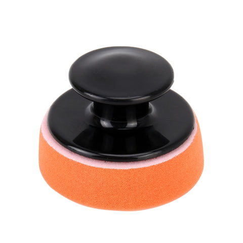 Spugna per lucidatura auto Spugna rotonda Spugna ad alta densità, dimensioni: 7,5 * 5 cm, Round Sponge